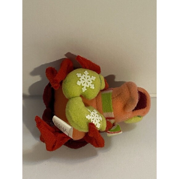 Disney Little Mermaid Plush Christmas Ornament Flounder Sebastian 1987 McDonalds - Picture 16 of 16